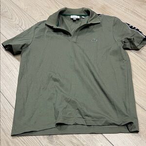 Lacoste Men's Green Polo Shirt